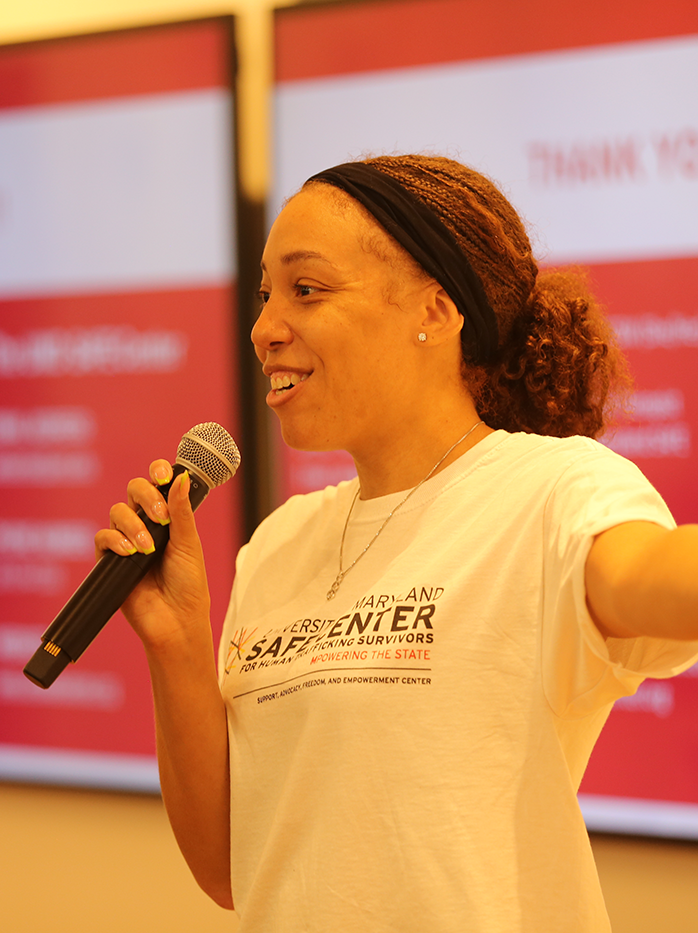 GLR5 A presenter giving a presentation